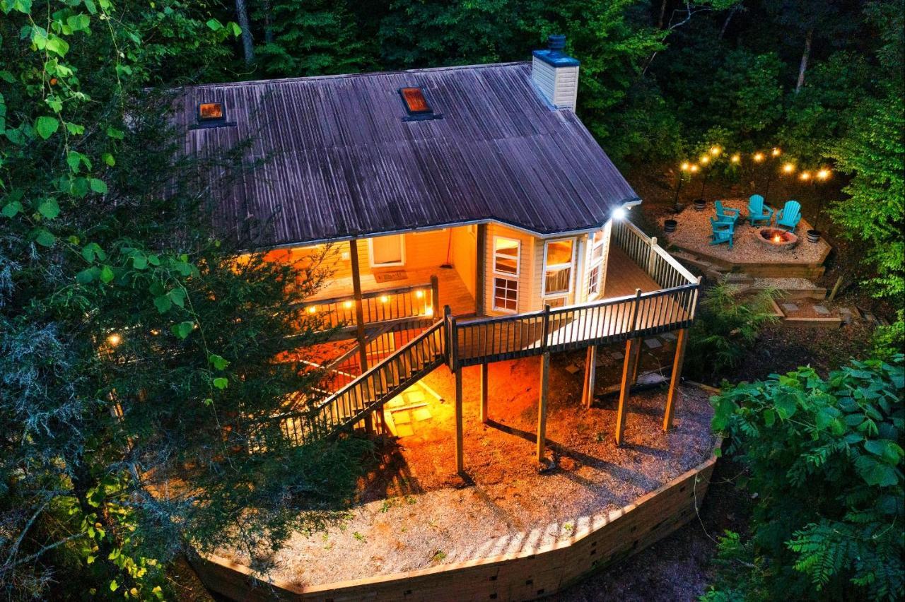 Cozy Cabin Retreat - Hot Tub, Fireplace & Fire Pit Blue Ridge Εξωτερικό φωτογραφία